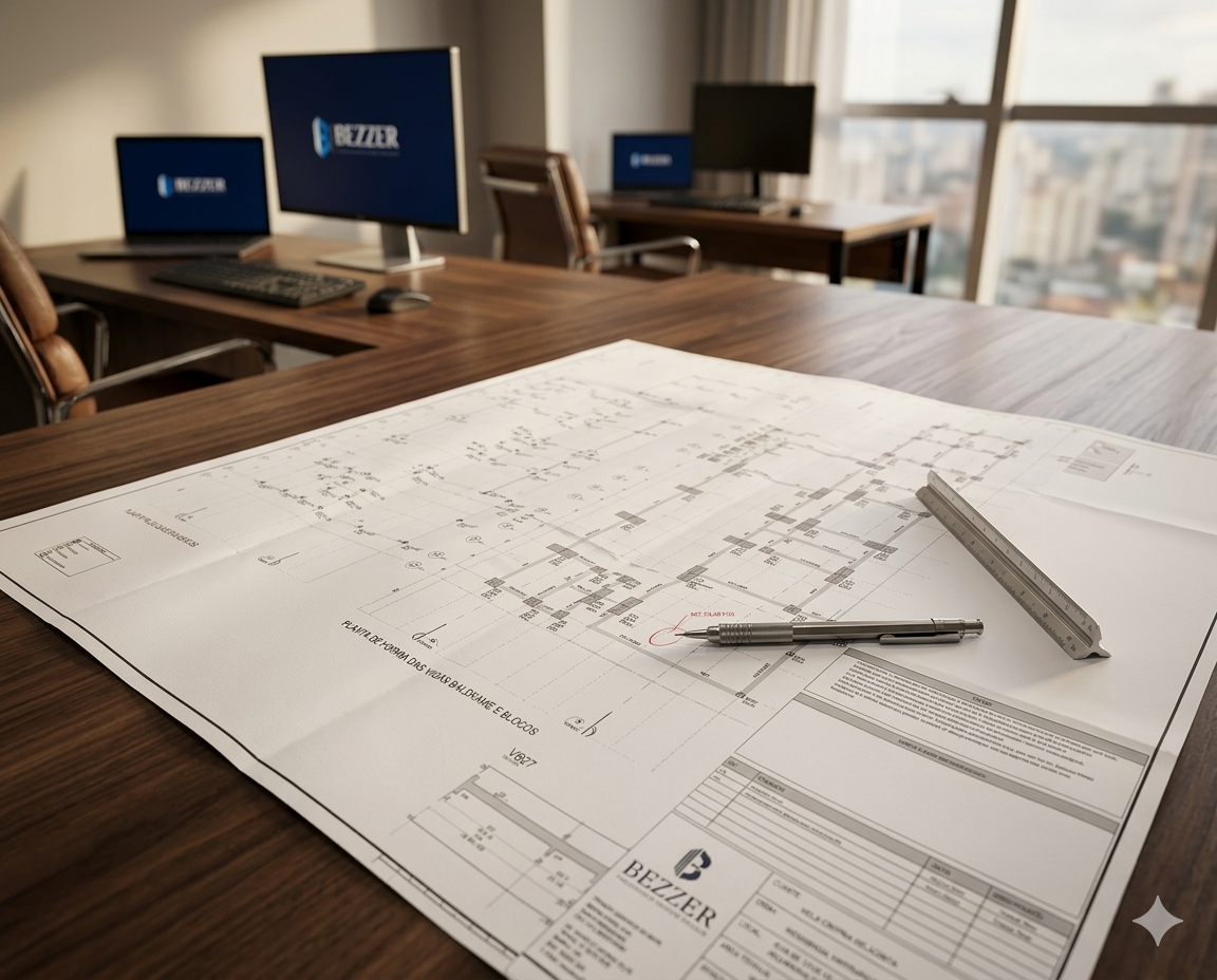 Projeto estrutural — Bezzer Engenharia